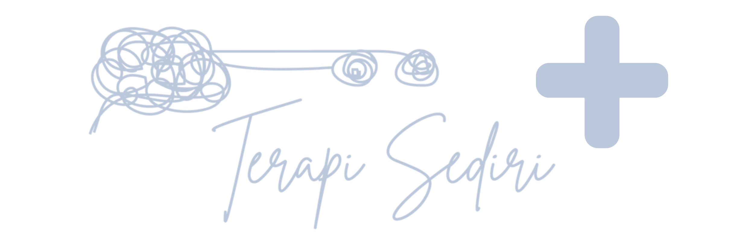 terapi sediri plus logo açık gri